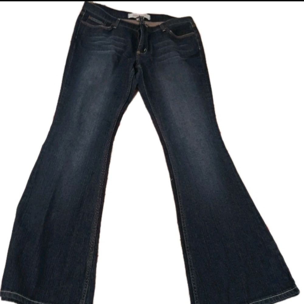 Mossimo Jeans Premium Denim Size 15 Flare Straight Hip Juniors Misses